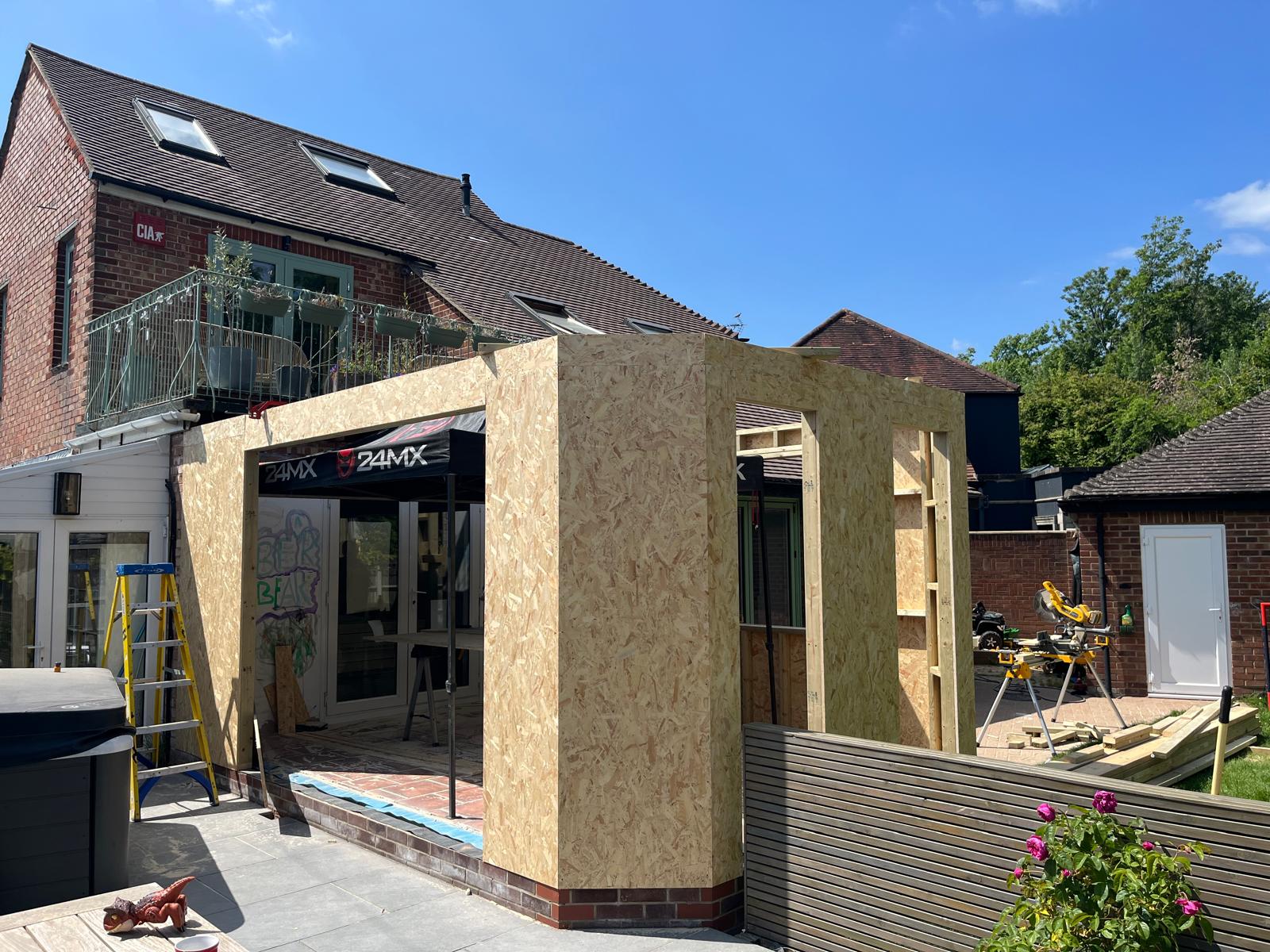 Full sheathing complete